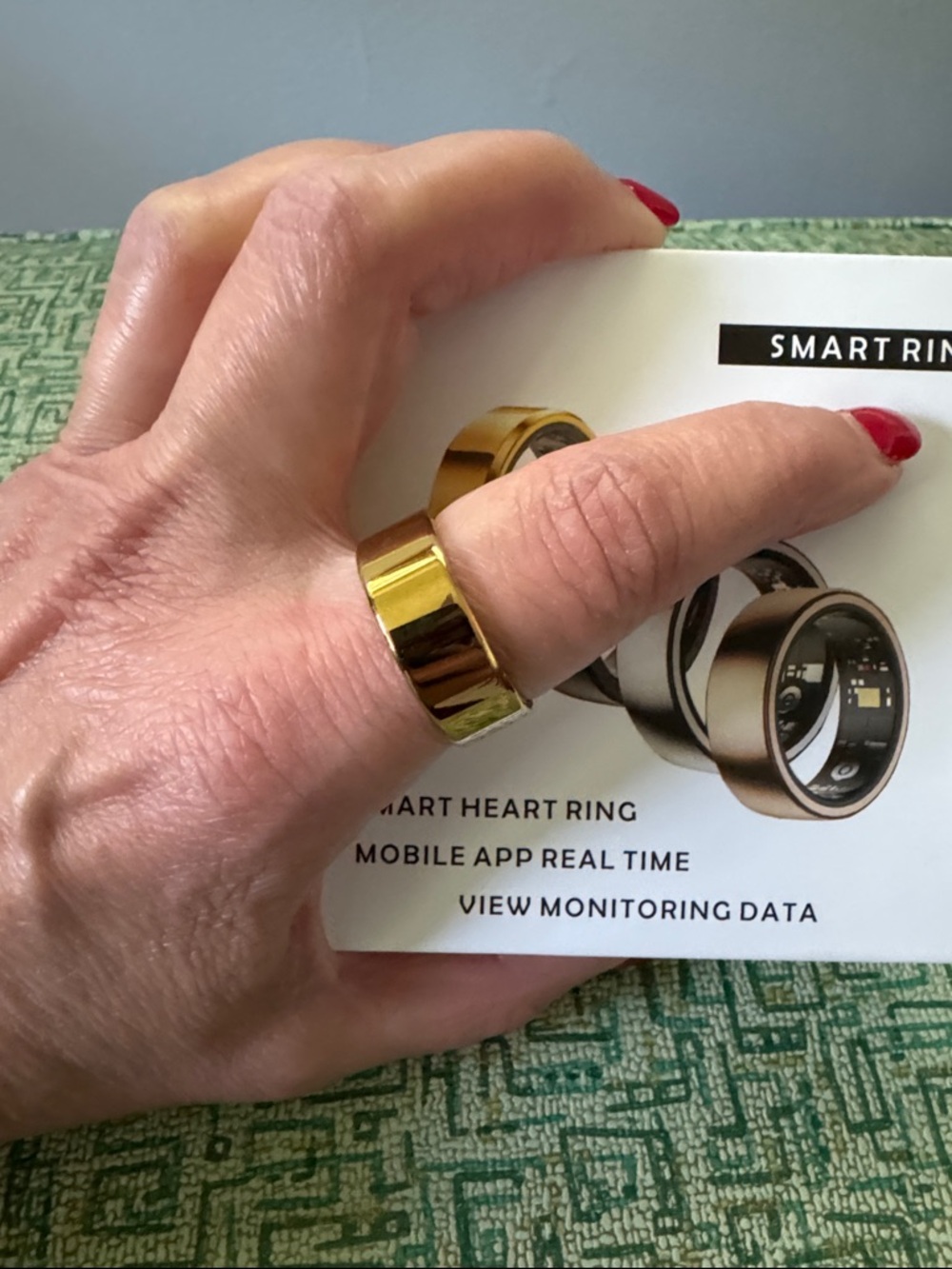 Smart Ring Gold - Picture 7 of 9